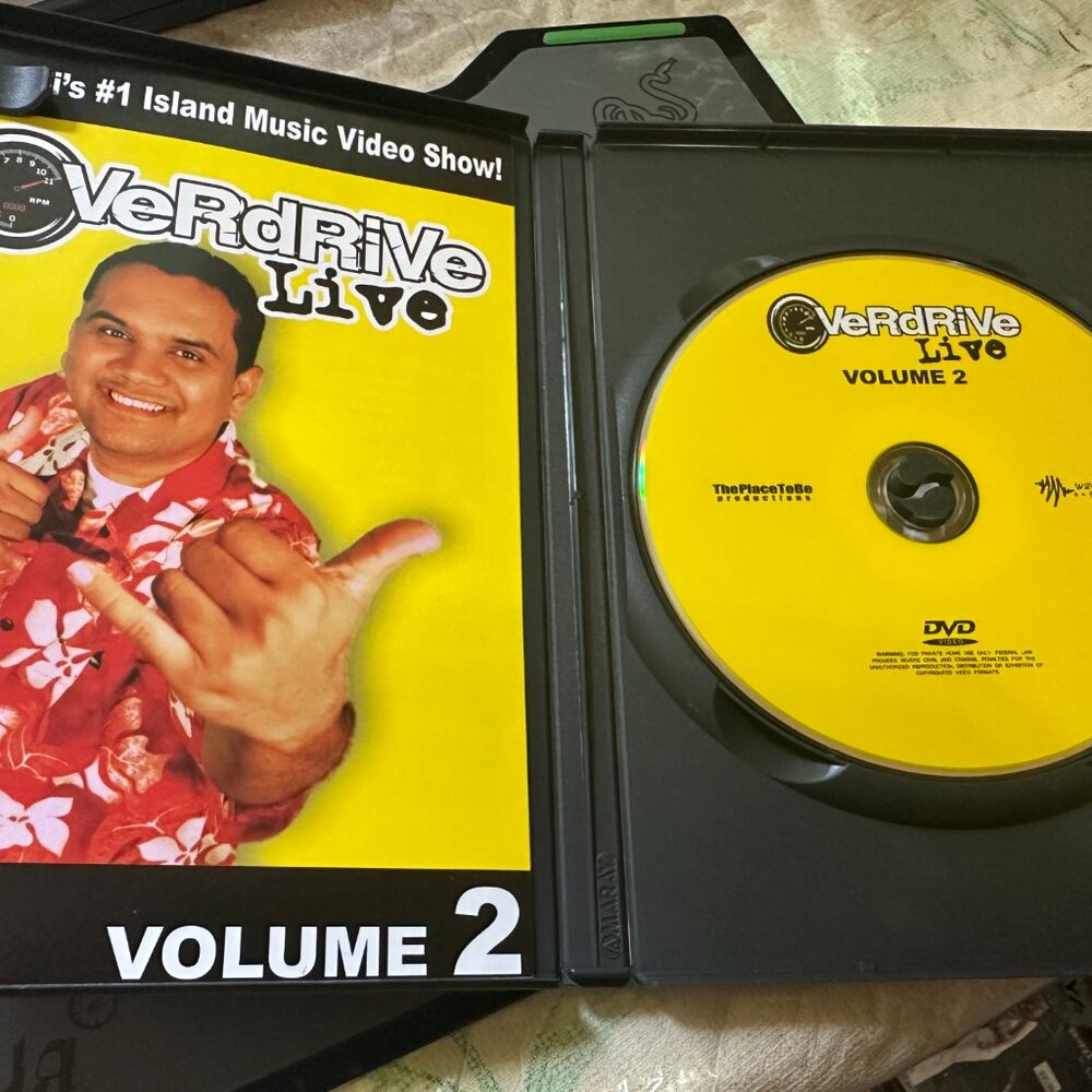 Overdrive Live Volume 2 Hawaii Music DVD Opihi Pickers Kalaeloa Koauka Kekai Boy - Picture 3 of 3